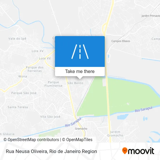 Rua Neusa Oliveira map