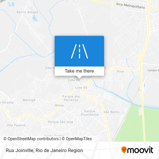 Rua Joinville map