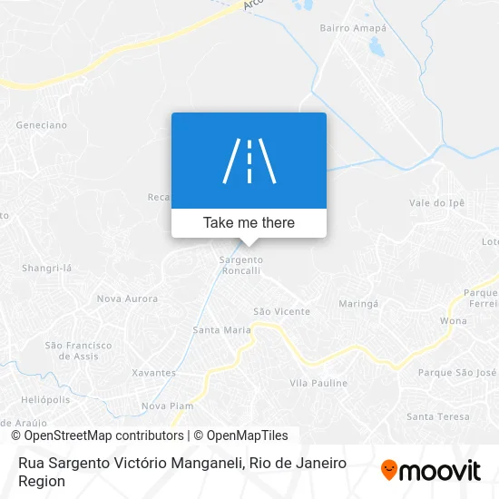 Rua Sargento Victório Manganeli map