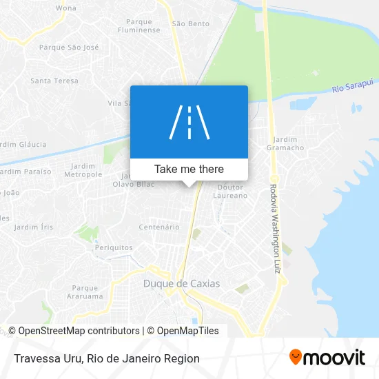 Travessa Uru map