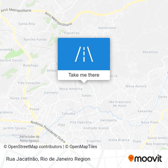 Rua Jacatirão map