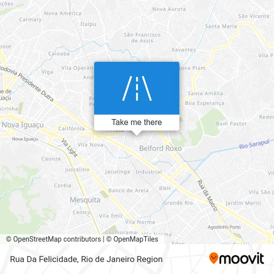 Rua Da Felicidade map