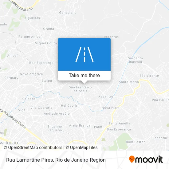 Rua Lamartine Pires map