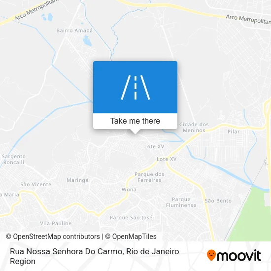 Rua Nossa Senhora Do Carmo map
