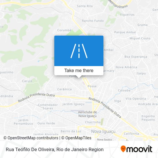 Rua Teófilo De Oliveira map