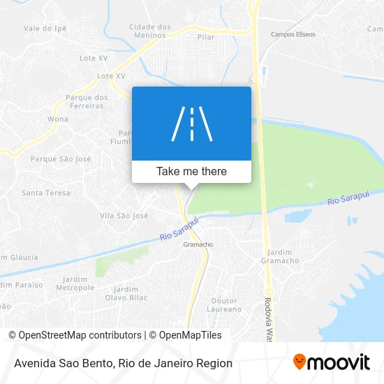 Avenida Sao Bento map