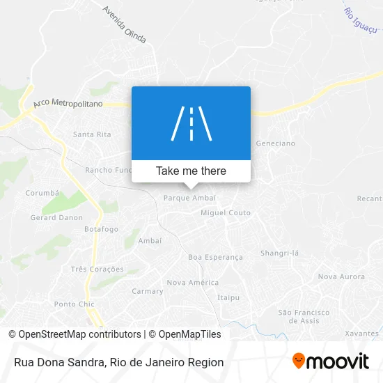 Rua Dona Sandra map