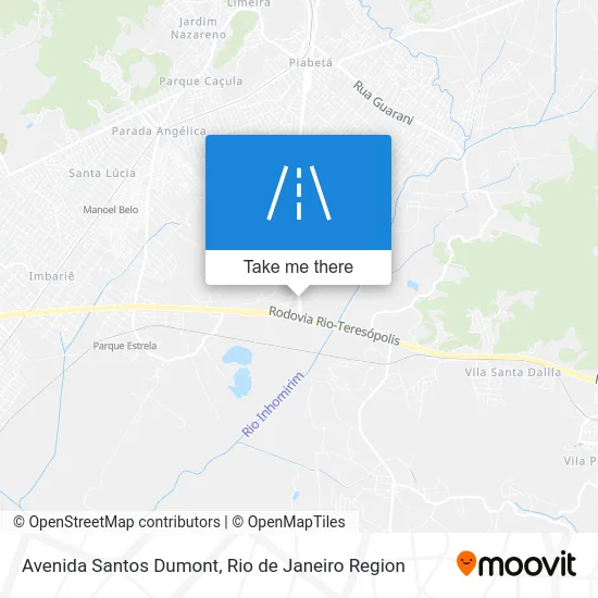 Avenida Santos Dumont map