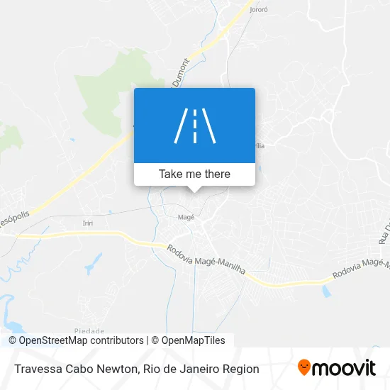 Travessa Cabo Newton map