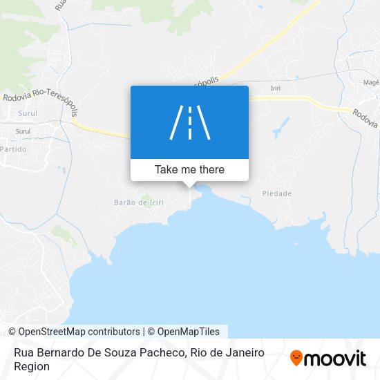 Rua Bernardo De Souza Pacheco map