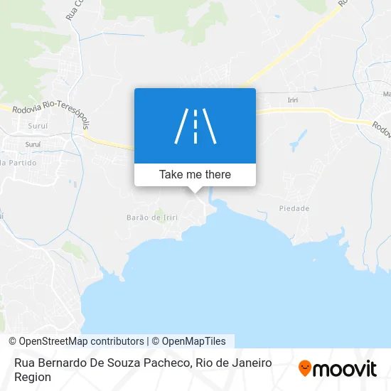 Rua Bernardo De Souza Pacheco map