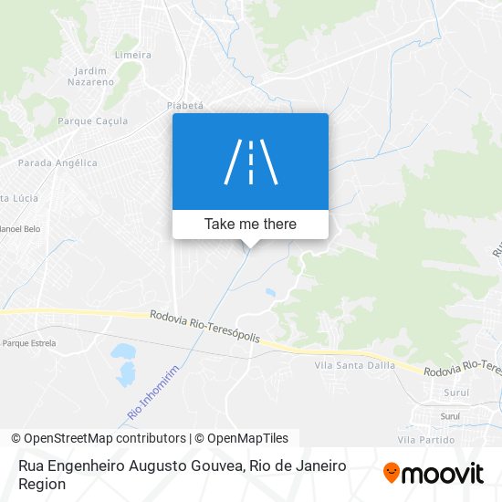 Mapa Rua Engenheiro Augusto Gouvea