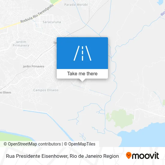 Rua Presidente Eisenhower map