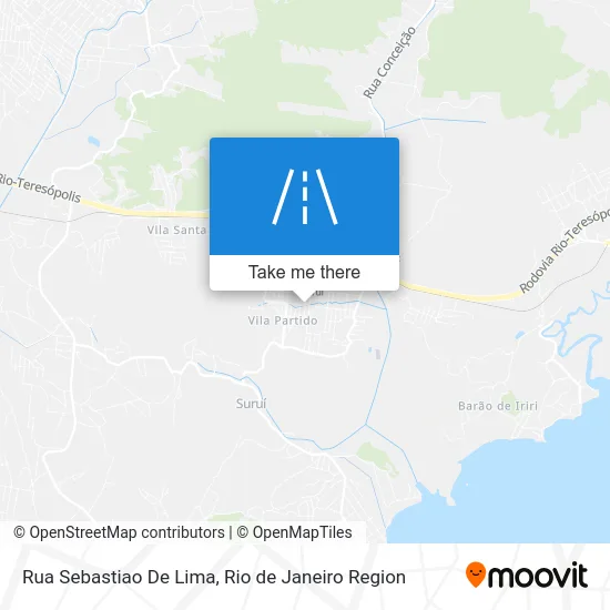 Rua Sebastiao De Lima map