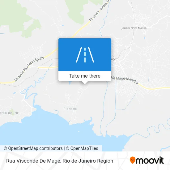 Rua Visconde De Magé map