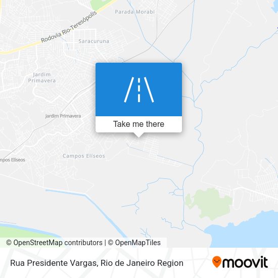 Rua Presidente Vargas map