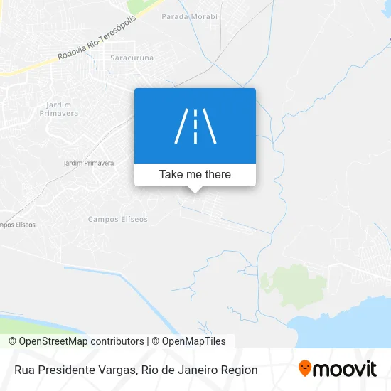 Rua Presidente Vargas map