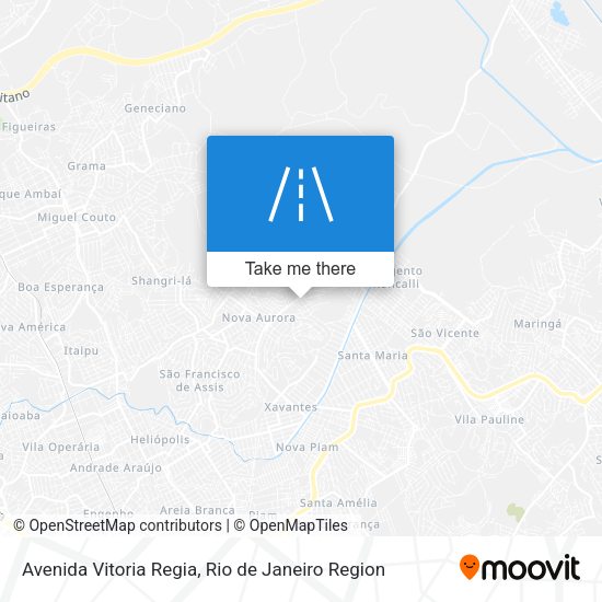 Avenida Vitoria Regia map