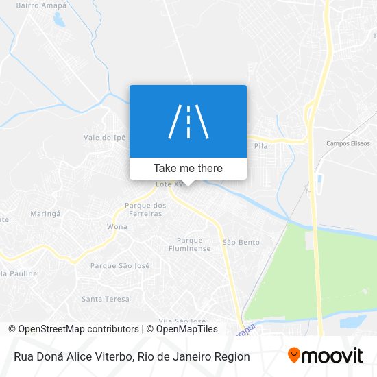 Rua Doná Alice Viterbo map