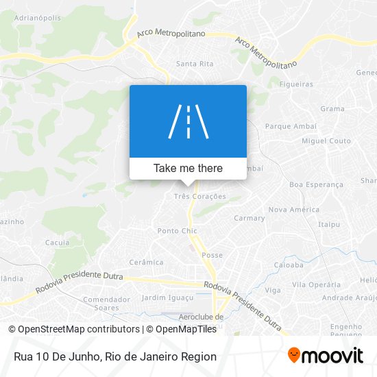 Rua 10 De Junho map