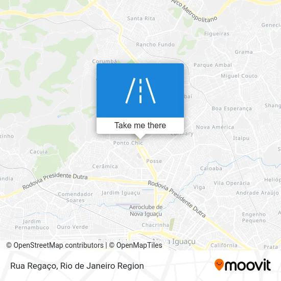 Rua Regaço map