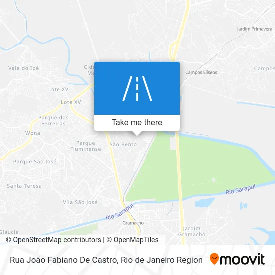 Rua João Fabiano De Castro map