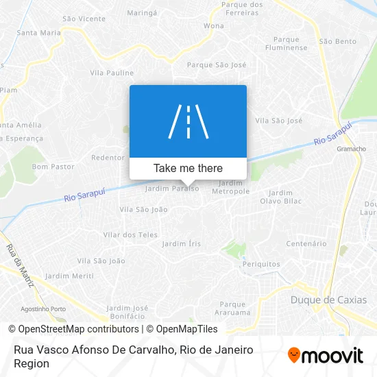 Rua Vasco Afonso De Carvalho map