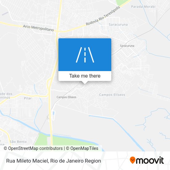 Rua Mileto Maciel map