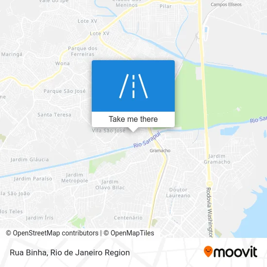 Rua Binha map