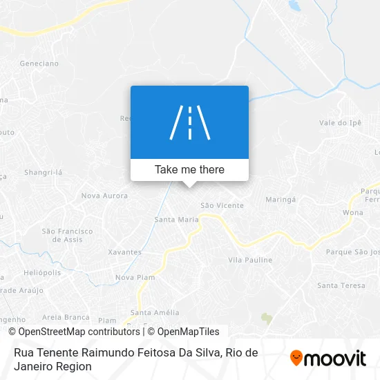 Rua Tenente Raimundo Feitosa Da Silva map