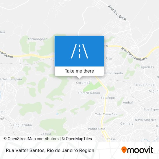 Rua Valter Santos map