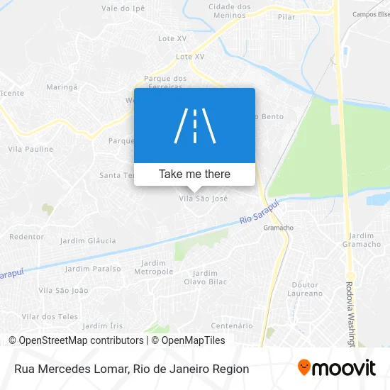 Rua Mercedes Lomar map