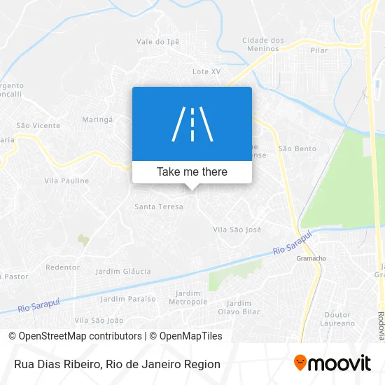 Rua Dias Ribeiro map
