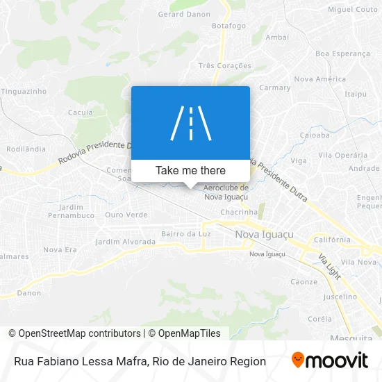 Rua Fabiano Lessa Mafra map