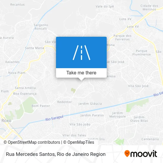 Rua Mercedes Santos map