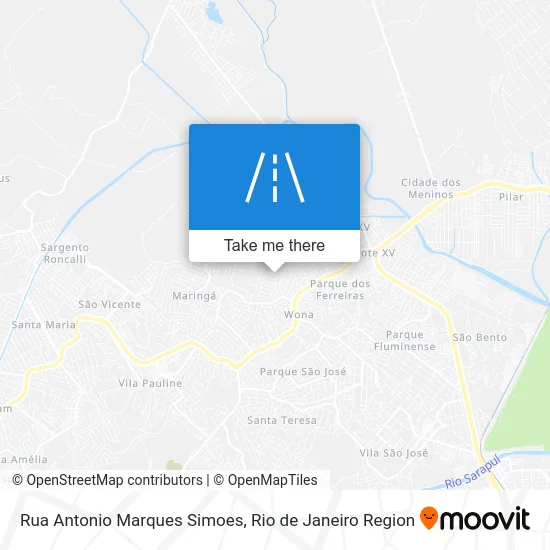 Rua Antonio Marques Simoes map