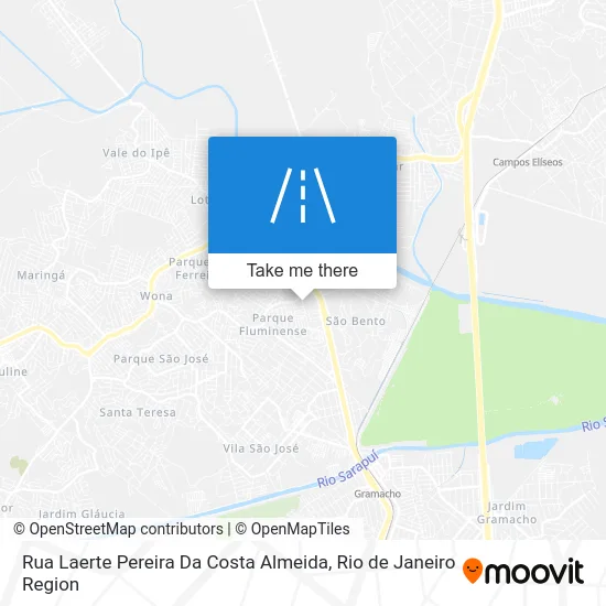 Rua Laerte Pereira Da Costa Almeida map