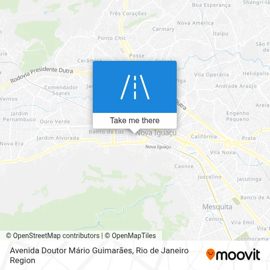 Avenida Doutor Mário Guimarães map