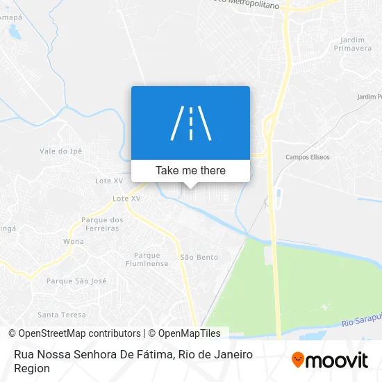 Rua Nossa Senhora De Fátima map