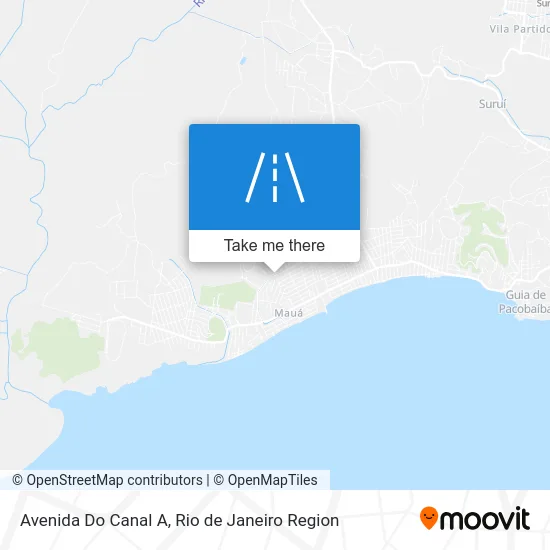 Avenida Do Canal A map