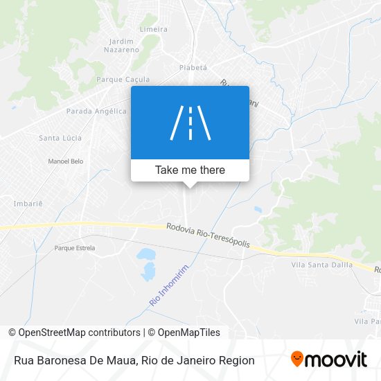 Rua Baronesa De Maua map