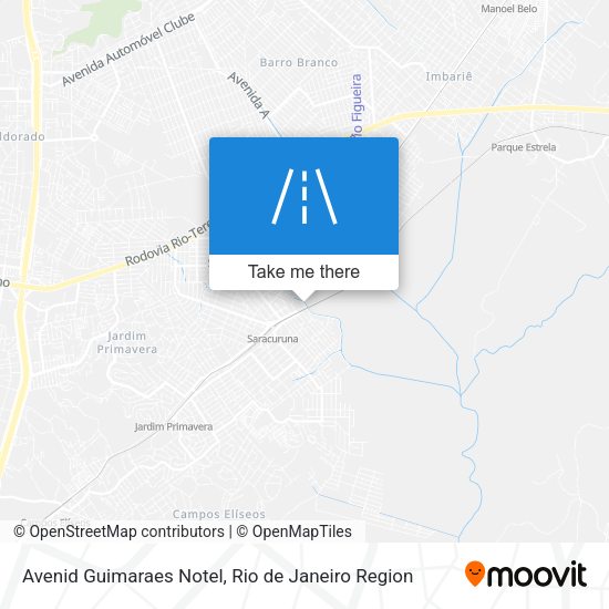 Avenid Guimaraes Notel map