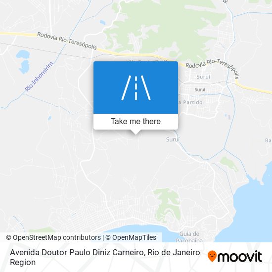 Mapa Avenida Doutor Paulo Diniz Carneiro