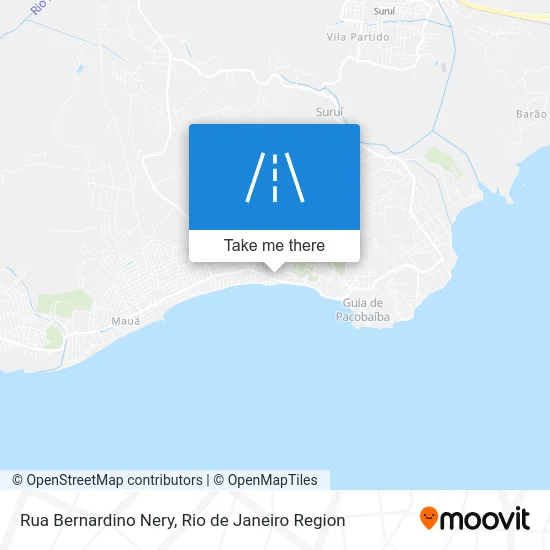 Rua Bernardino Nery map