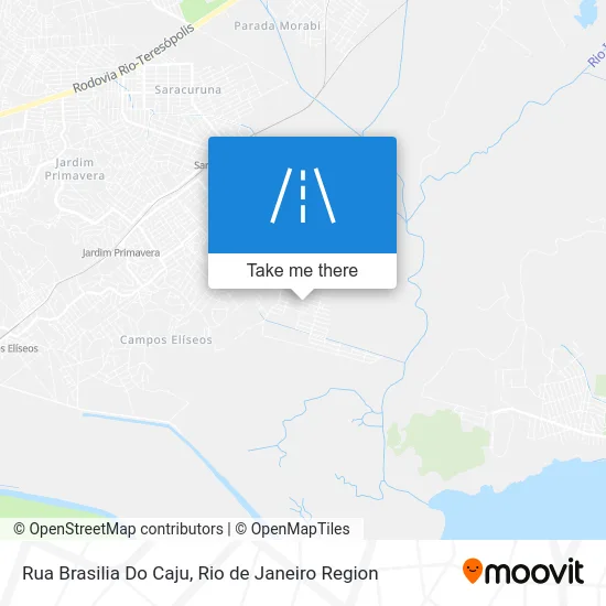 Rua Brasilia Do Caju map