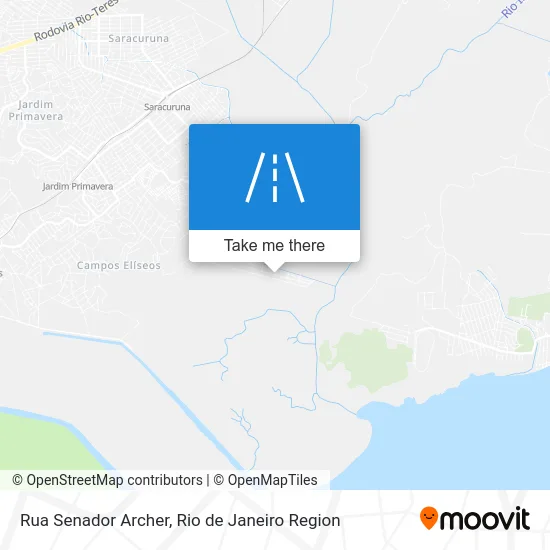 Rua Senador Archer map