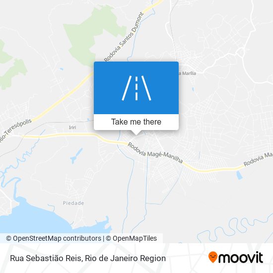 Mapa Rua Sebastião Reis