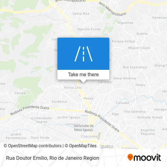 Rua Doutor Emílio map