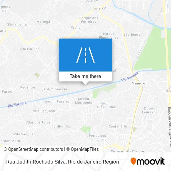 Rua Judith Rochada Silva map