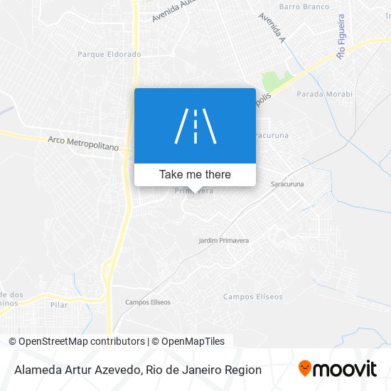 Mapa Alameda Artur Azevedo